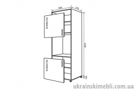 Н18 Пенал 213 (Кухня Парма)